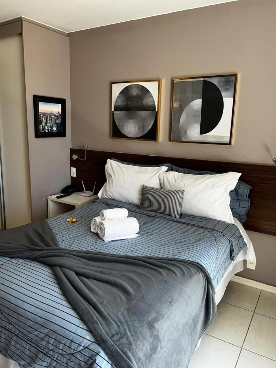 Flat Luxo Fusion Shn - Melhor Localizacao De Bsb Brezilya Dış mekan fotoğraf
